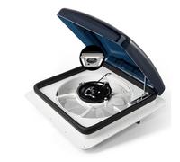 Brolteja Ventilatore Da Tetto Per Camper,Ventilatore Da Tetto Per Camper con luce LED e finestra per lo schermo, Ventola di scarico reversibile,per Camper, Roulotte, Rimorchi