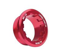 BroLuka Bike Cassette Lock Ring Compatibile con Shimano Micro Spline 12 Speed M7100 M6100 M8100 (Red)