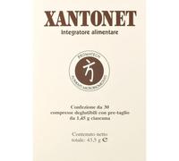 BROMATECH xantonet integratore alimentare per il transito intestinale 30compress
