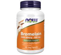 NOW FOODS Bromelain 500 mg - 120 Veg Capsules - bromelina