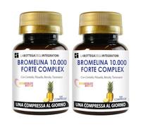 BROMELINA 5000 GDU/g con BROMELINA 10.000 GDU/g GASTROPROTETTA | TARASSACO CENTELLA PILOSELLA BETULLA | INTEGRATORE CELLULITE DRENANTE 200 Compresse 1 al dì
