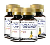 BROMELINA 5000 GDU/g con BROMELINA 10.000 GDU/g GASTROPROTETTA Tarassaco Centella Pilosella Betulla | INTEGRATORE CELLULITE DRENANTE 400 Compresse 1 al dì