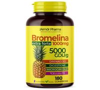 Bromelina Extra Forte Drenante 5000 gdu/g, 180 compresse Integratore no glutine
