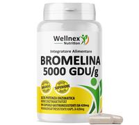 Bromelina Extra Forte Drenante 5000 GDU/g Pura, 90 Capsule Vegetali Gastroresist