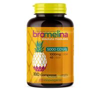 Bromelina Forte 5000 gdu/g, 180 Compresse da 1000mg, Senza Glutine - Integratore