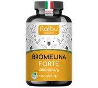 Bromelina Forte 5000 GDU/g - Drenante Gambe e Ritenzione, Supporto Cel