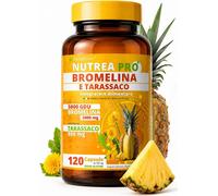 Bromelina Forte Drenante 5000 Gdu con Tarassaco 120cps | Gambe Pesanti