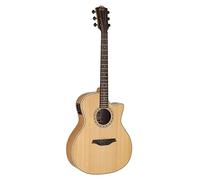 Bromo BAA2CE - Chitarra western Auditorium - Appalachian Series - chitarra elettroacustica con pickup & cutaway - coperta massiccia - custodia imbottita - suono professionale e stile