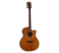 Bromo BAT2MCE - Chitarra western Auditorium - Tahoma Series - Elettroacustica con Cutaway & Pick-up - Ottone massiccio in mogano - Suono caldo - Corde in acciaio - Custodia imbottita