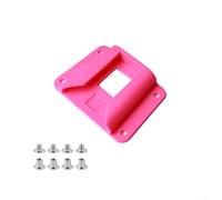 Brompton - Adattatore pieghevole per portapacchi anteriore, staffa in plastica leggera con viti, facile da installare, senza foratura, design compatto per ciclismo (rosa)