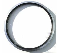 Brompton Cerchione Nero Doppia Parete 16 x 1 3/8" Angolo Forato 28 Fori