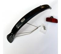 Brompton Parafango Posteriore Con Acciaio Fermi e il Riflettore - Nero - No Rack