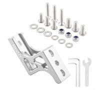 Brompton - Staffa di estensione pieghevole per convertitore luce, staffa regolabile in lega di alluminio per un migliore posizionamento degli accessori (nero)