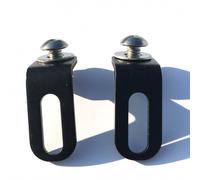Brompton Supporti Per Luce Posteriore E Riflettore Per Portapacchi - Nero