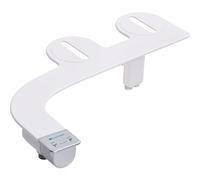 Brondell SimpleSpa SS-250 - Attacco per bidet Thinline Essential per sedili WC con pressione dell'acqua regolabile, controllo del braccio laterale, profilo sottile, manopola argento (doppio ugello)