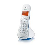 Brondi Adara Telefono DECT Blu, Bianco Identificatore di chiamata