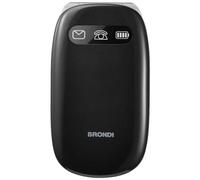 BRONDI - Amico Comfort Senior Phone Display 2.8 pollici con Tasti Grandi + Tasto SOS Bluetooth Colore Nero Rubber - Italia