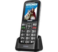 Brondi Telefono Cellulare Amico di Casa+ Senior 6,1 cm (2,4") Nero