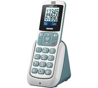 Brondi Amico Home 1.77 - Telefono Bianco-Grigio con Vibrazione