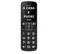 Brondi Amico Home 4,5 cm (1.77") 90 g Nero Telefono di livello base