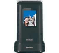 Brondi Amico Prezioso 4,5 cm (1.77") Nero, Metallico Telefono cellulare basico