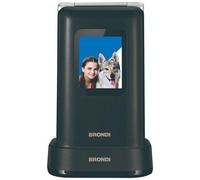 BRONDI - Amico Prezioso Senior Phone Dual Sim Display 1.77 pollici MicroSD Bluetooth con Tasti Grandi + SOS Fotocamera 1.3 MP Colore Nero / Metallico - Itali
