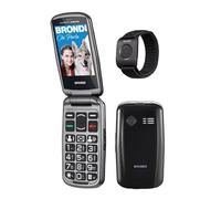 Brondi Amico Sicuro Plus Black Dual Sim - (Garanzia Italia - No Brand)