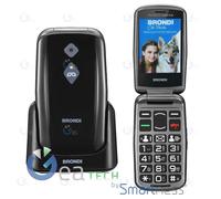 BRONDI AMICO SICURO PLUS CELLULARE DUAL SIM 2G FOTOCAMERA 1.3MP BLACK METAL