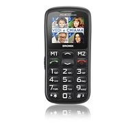 Brondi Amico Sicuro Telefono da 1.8", Tasti grandi, 75g, Single SIM, Bluetooth, Nero