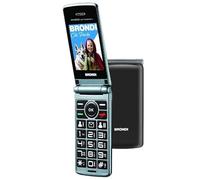 Brondi AMICO SINCERO+ (NERO) - TELEFONO CELLULARE PER ANZIANI - TASTO SOS - TORCIA - CONTROLLO REMOTO - ANNUNCIO VOCALE - FOTOCAMERA