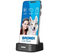 Amico Senior Smartphone S+B 4G 16GB 2GB Ram Display 5.7'' Dual Sim Tasto SOS e controllo remoto, Black