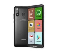 BRONDI AMICO SMARTPHONE XL (NERO) - SMARTPHONE PER ANZIANI - TORCIA - CONTROLLO