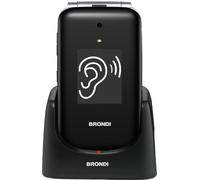 Brondi Amico Supervoice 7,11 cm (2.8") Nero Telefono per anziani