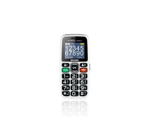 Brondi Amico Unico 4,57 cm (1.8") Nero, Bianco Telefono di livello base