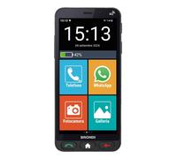 BRONDI AMICO VERO 4G CELLULARE SENIOR SENSORE DI CADUTA LOCALIZZAZIONE GPS NERO