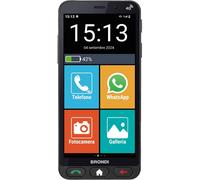BRONDI AMICO VERO 4G CELLULARE SENIOR SENSORE DI CADUTA LOCALIZZAZIONE GPS NERO