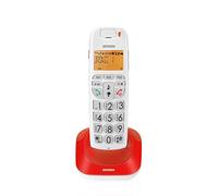 Brondi Bravo Bright Telefono DECT Rosso Identificatore di chiamata