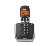 Brondi Bravo Platinum Telefono DECT Nero, Argento