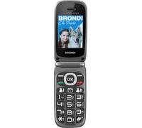 Brondi Cellulare 2,4 Dual SIM con Bluetooth e Display LED colore Nero Metal Amico Leale - 10281040