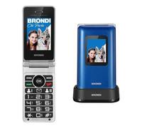 Brondi Cellulare 2G Gprs AMICO Prezioso Blue metal