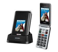 BRONDI AMICO SUPER TV TASTO SOS CONTROLLO REMOTO DOPPIO DISPLAY GUNMETAL GREY