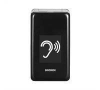 BRONDI AMICO SUPER TV TASTO SOS CONTROLLO REMOTO DOPPIO DISPLAY GUNMETAL GREY