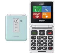 BRONDI FLIPPER TELEFONO CELLULARE SENIOR GREEN WATER METAL