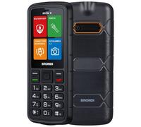 Brondi Fox S Cellulare GSM Dual SIM Nero con Tasti Grandi e Tasto SOS