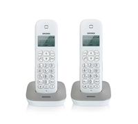 Brondi Gala Twin Telefono Cordless Bianco/Grigio