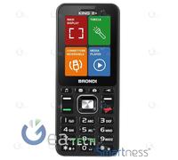 BRONDI KING 2+ CELLULARE SMARTPHONE 2G SENIOR DUAL SIM NERO