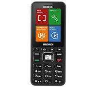 Brondi King 2+ Dual Sim Black (Garanzia Italia - No Brand)
