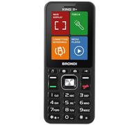 Brondi King 2 Plus Flipper Telefono basico 2.4" Colore Nero