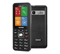 Brondi Telefono cellulare King 2+ Display 2.4" Dual SIM Nero