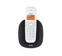 Brondi Telefono cordless DECT Manta – Identificatore di chiamata – Nero, Bianco